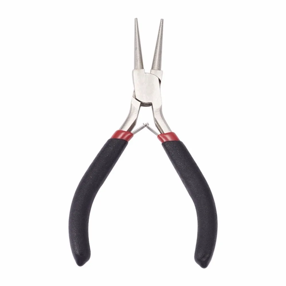 1pcs 5&quot Steel Jewelry Plier Round Nose Pliers Platinum Carbon-Hardened Rolling Wires Tools | Украшения и аксессуары