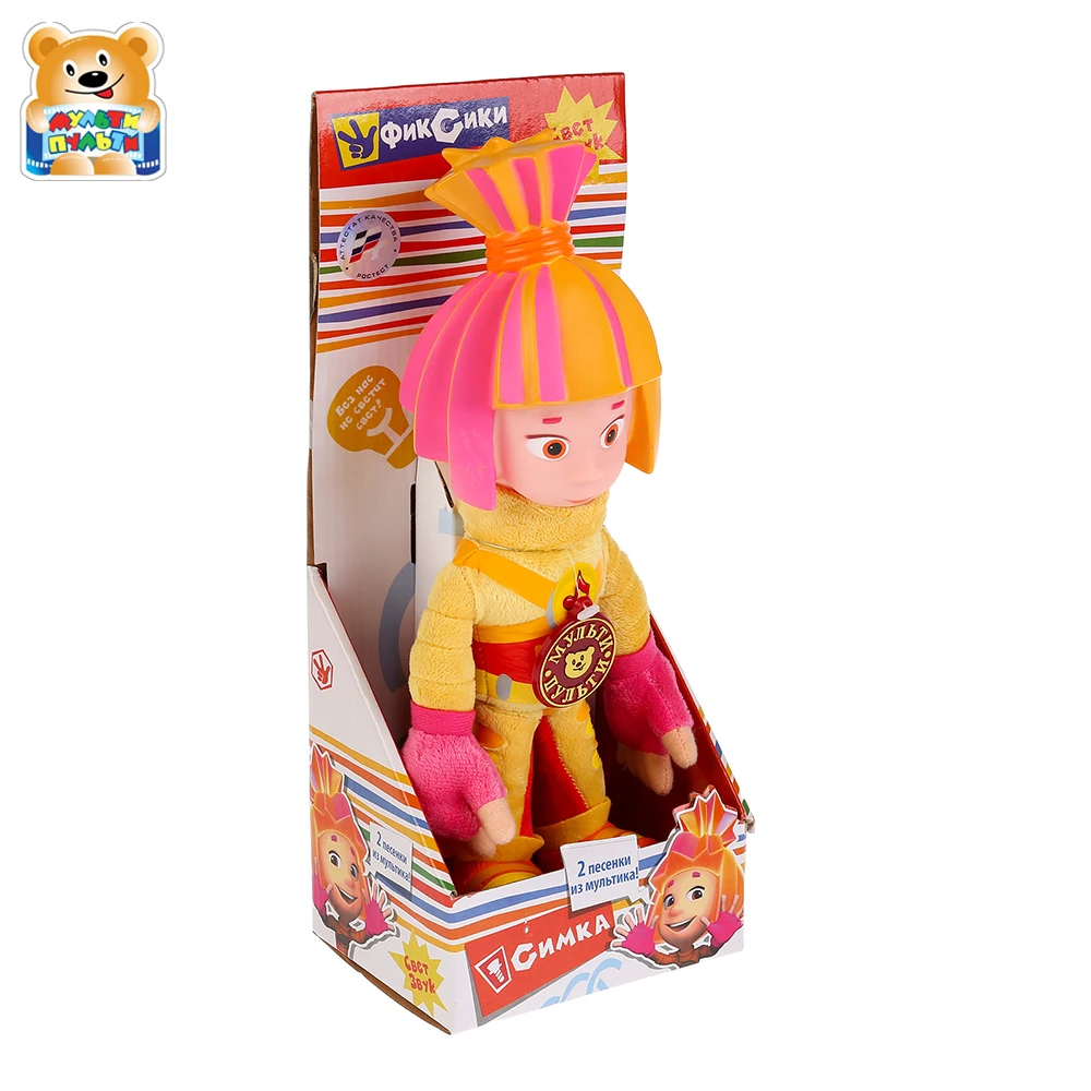 Мягкая игрушка Мульти пульти &quotФиксики. Симка&quot 28 см озвученная со светом