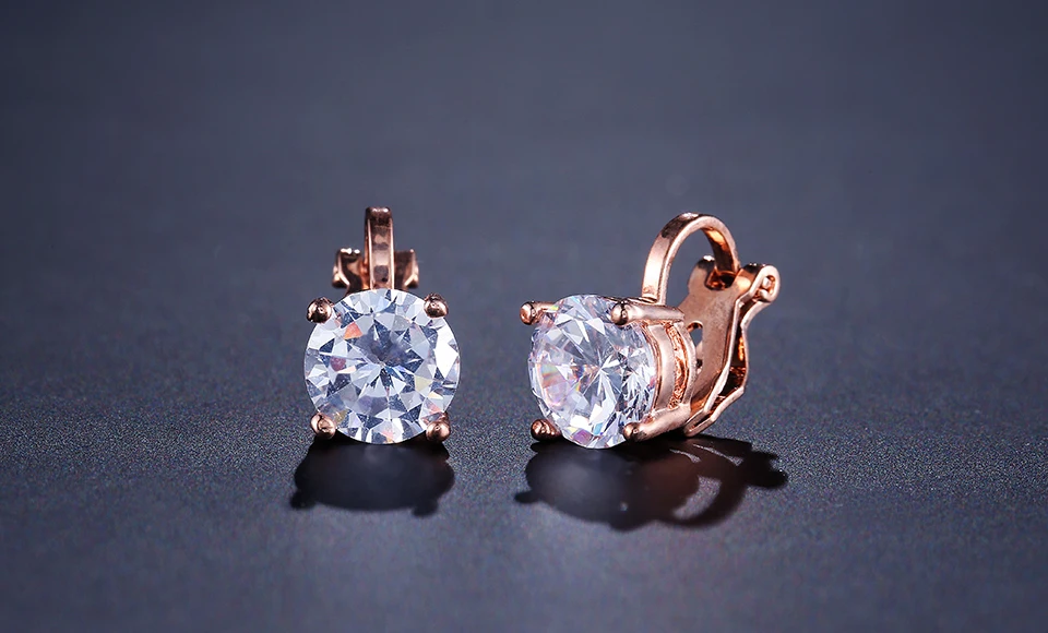ZAKOL Cubic Zirconia Clip Earrings для Дамская Мода Ювелирные изделия из кристаллов серьги женские Свадебная вечеринка подарок наивысшего качества FSEP526