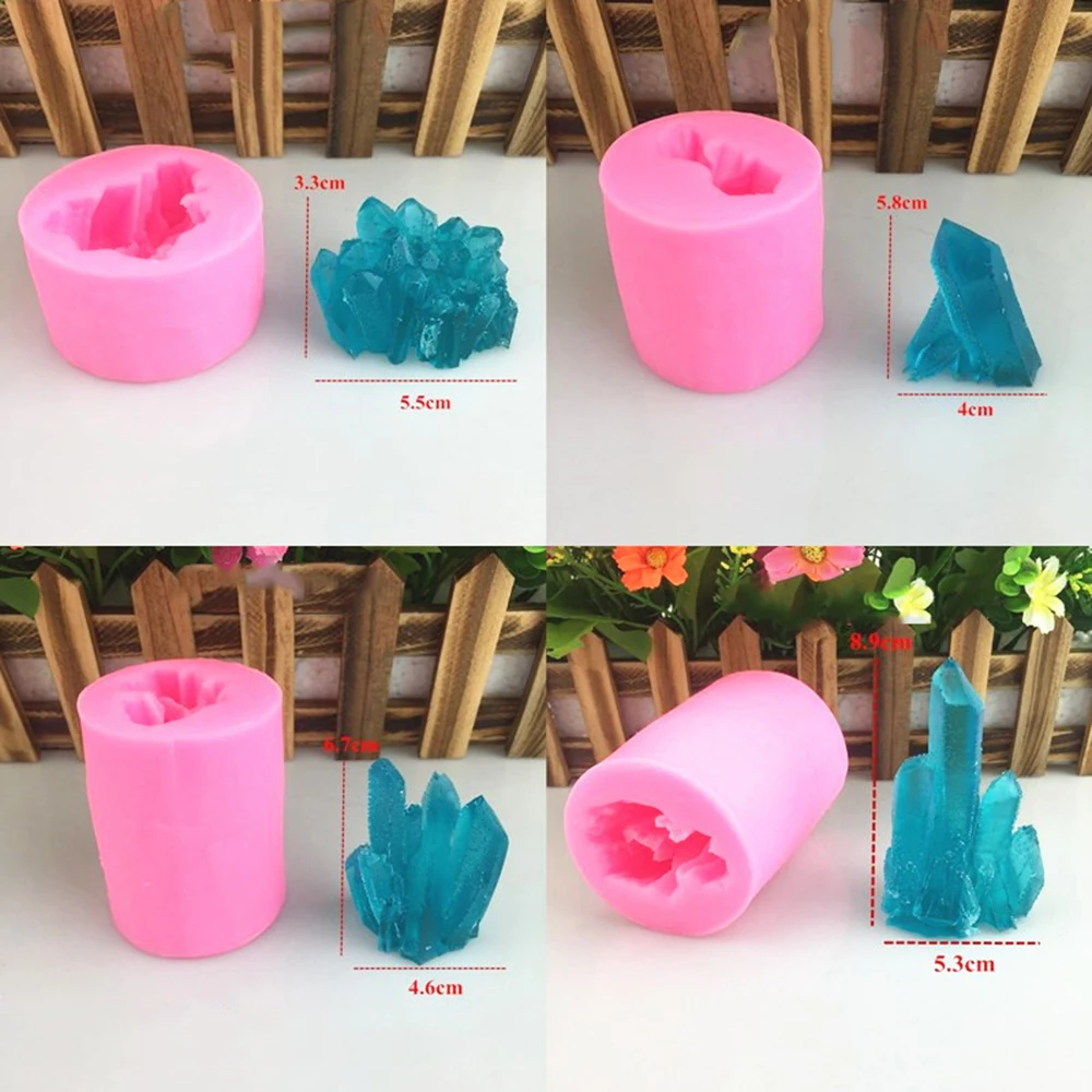 Новые силиконовые 3d-формы в виде хрустальной колонны силиконовая форма для