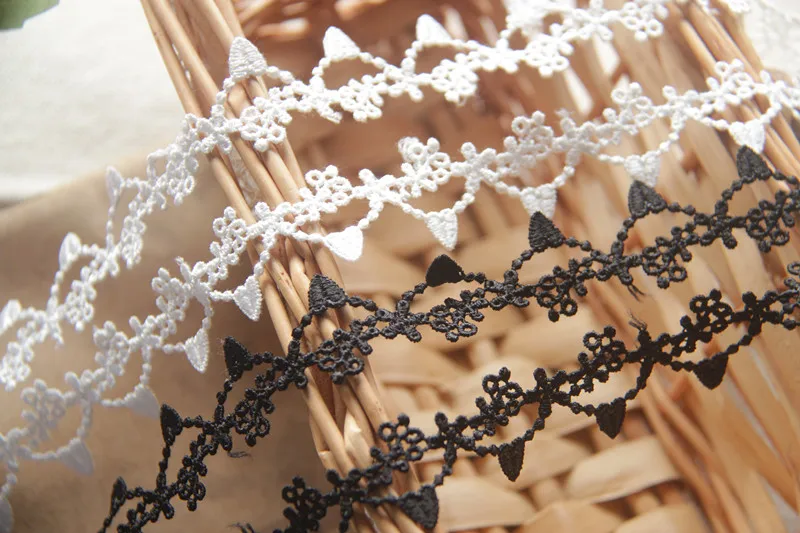 10 ярдов японская версия водорастворимых шелковых бусин в форме сердца цепочка из