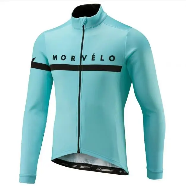 2018 Велоспорт Джерси весна/осень Команда Morvelo с длинным рукавом мужские Ropa Ciclismo
