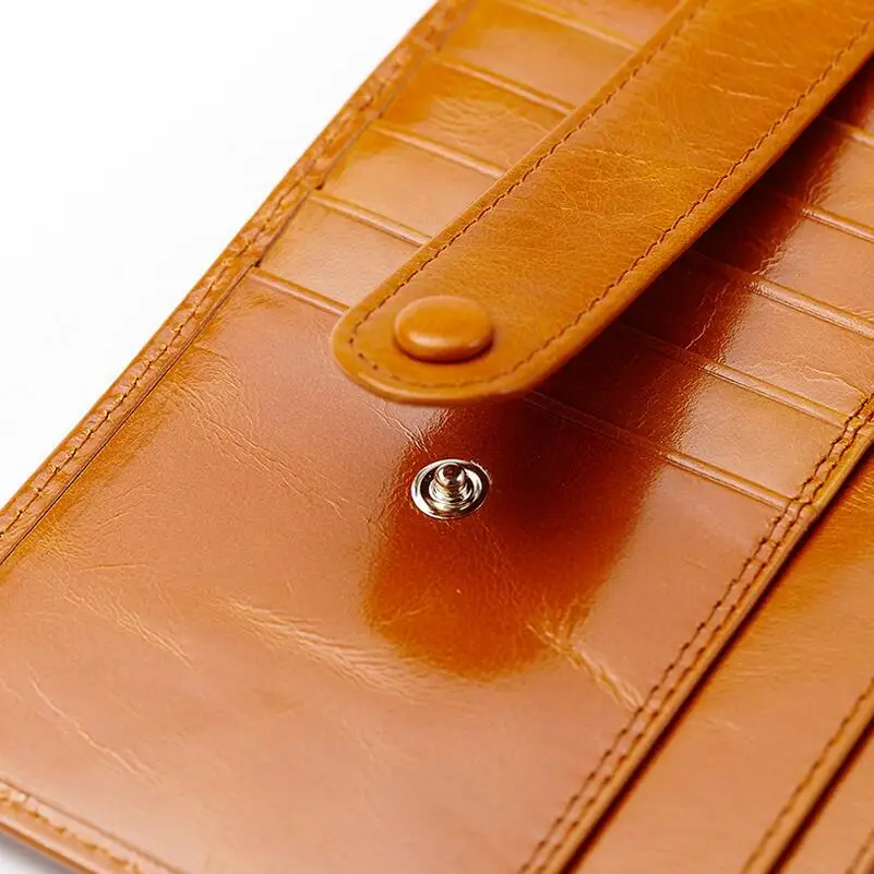 Новое поступление 100% натуральная кожа женские кошельки фирменный дизайн Ретро