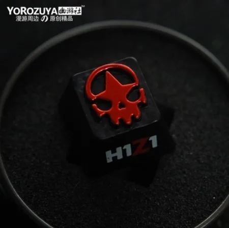 

Колпачок для клавиш H1Z1, Алюминиевая клавиатура с цинковым покрытием, механическая клавиатура, стереоскопический рельефный колпачок для кл...