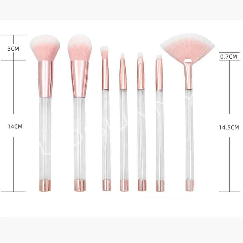 7 шт. пустая ручка в виде единорога|Аппликатор теней для век| |