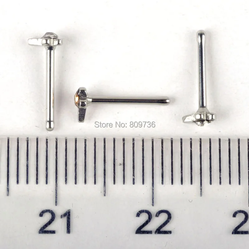 24 шт. крест сердце нос кольцо ювелирное изделие пусеты нержавеющая сталь 316L