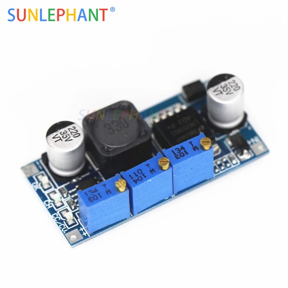 LM2596 DC-DC Сыходзь CC CV Питание Модуль светодиодный драйвер Батарея Зарядное устройство Регулируемый LM2596S постоянное напряжение хорошее