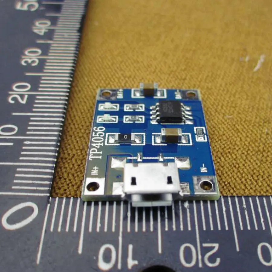 2 шт. литиевых Батарея Зарядное устройство Модуль 1A Micro USB 5 В 18650 TP4056 зарядки защиты