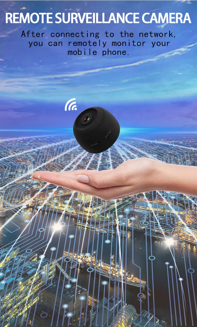 Мини Беспроводная Wi-Fi камера 1080P HD ip-камера удаленный монитор камера безопасности камера обнаружения движения ночного видения домашняя видеокамера ip Cam камера видеонаблюдения видеонаблюдение фотоаппарат уличная