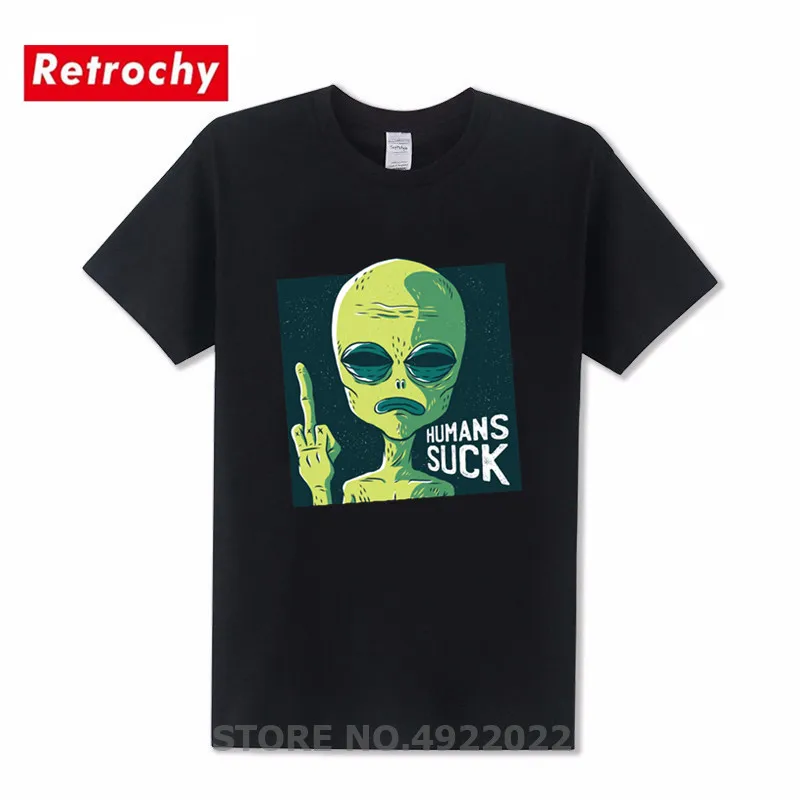 Чужой EIGHTEES Vaporwave чужой завет футболка веселый ALIEN придавая средний палец печати