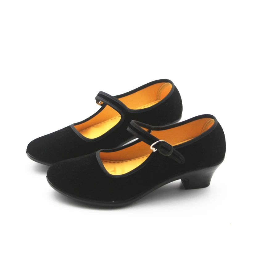 Cresfimix zapatos de mujer women casual black cloth dance shoes woman's fashion buckle strap summer shoes female cool shoes