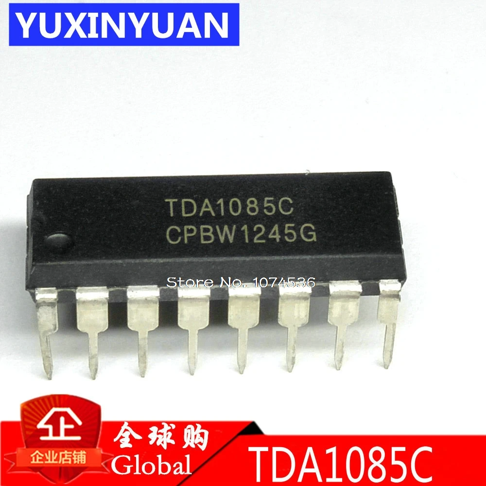 

10 шт./лот TDA1085C DIP-16 TDA1085 DIP16 TDA1085CG 1085C DIP