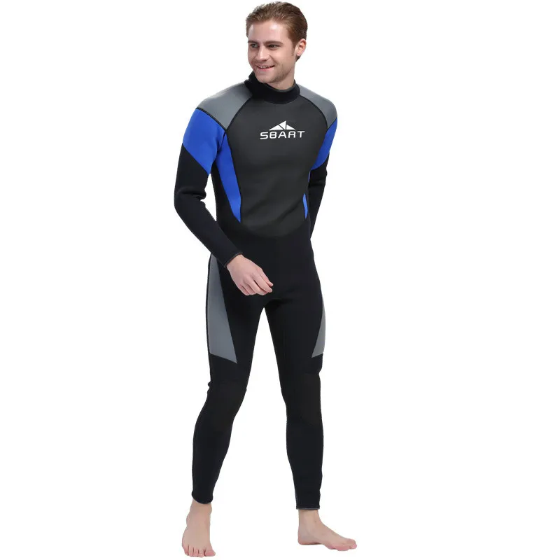 Мужской купальный костюм Rashguard из неопрена с защитой от солнца зимний теплый для