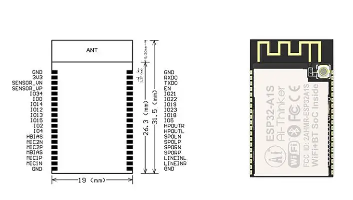 ESP32-Audio-Kit ESP32-Aduio-Kit ESP32-A1S ESP32 аудио макетная плата Bluetooth модуль беспроводного доступа Wi-Fi низкая Мощность двухъядерный 8 м PSRAM
