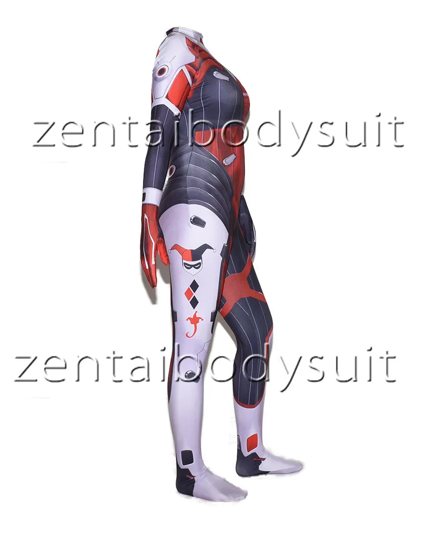 Костюм для косплея Zentai с 3D-принтом из аниме любимый в франксе 02 ноль два