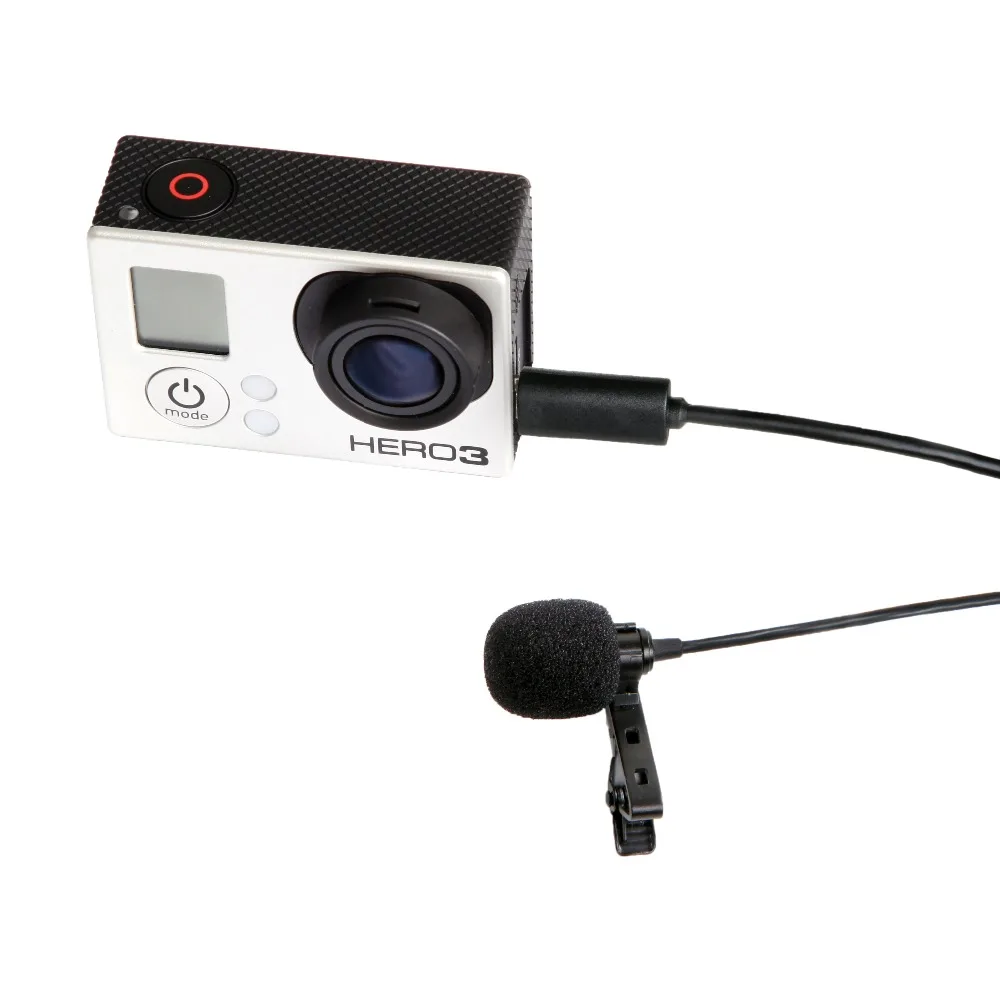 BOYA BY LM20 Pro 3 5 мм зажим для спортивного внешнего микрофона мини USB камеры GoPro