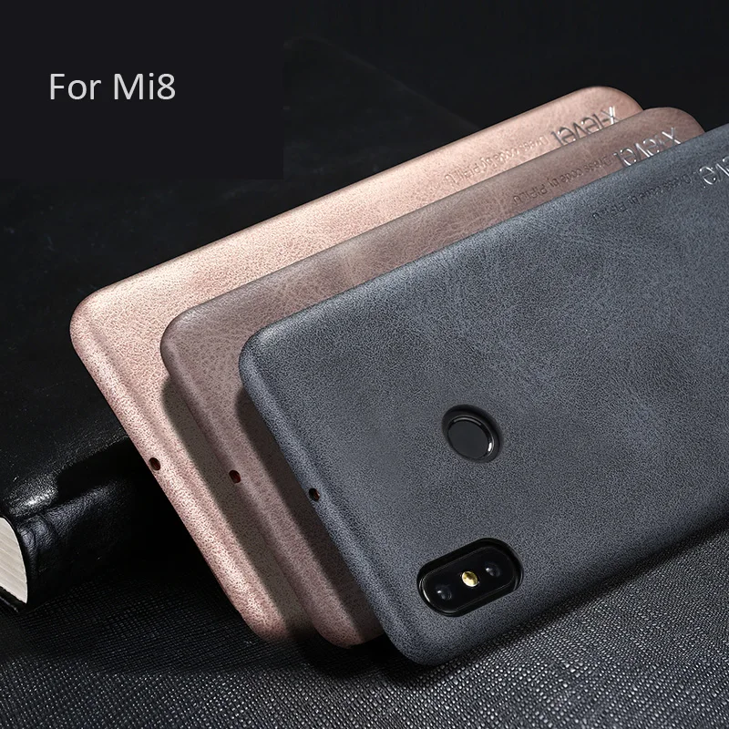 Винтажный чехол X Level для Xiaomi Mi8 Mi 8 Se Lite Ретро Матовый кожаный защитный задней