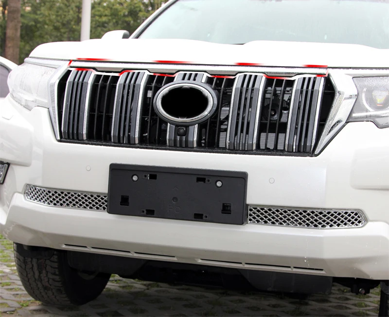 Крышка решетки радиатора передней верхней средней автомобиля для Toyota Land Cruiser Prado