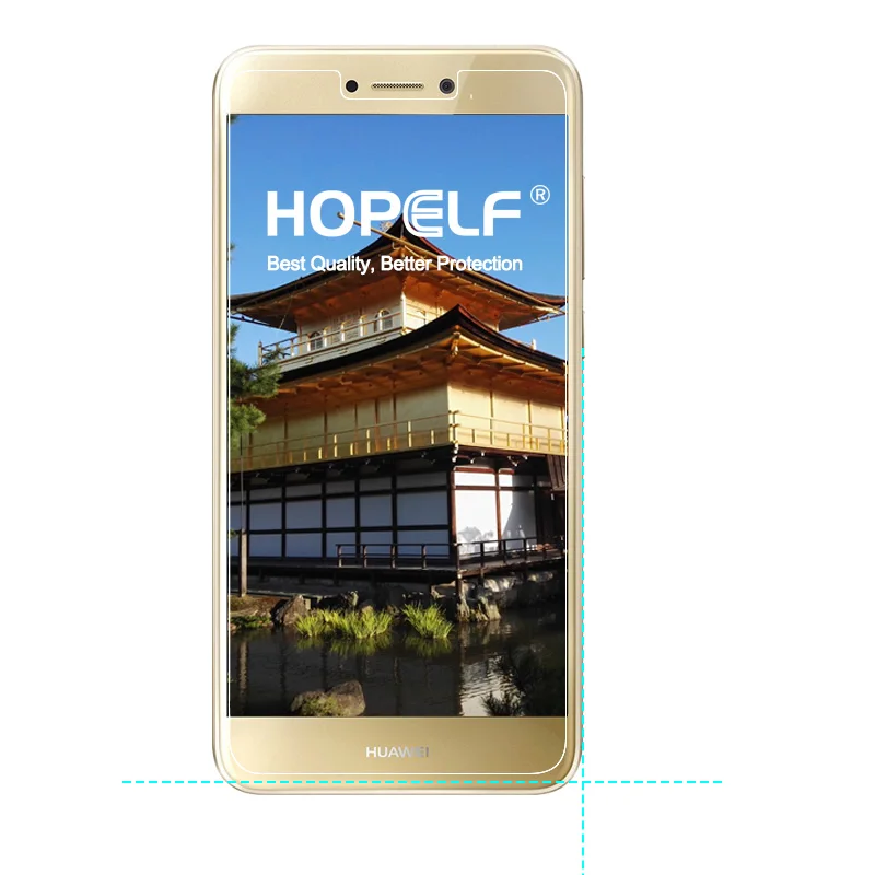 3 шт. закаленное стекло для Huawei P8 Lite 2017 защита экрана 9H 2.5D Защитная пленка |