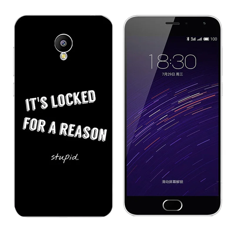 Чехол для Meizu M2 чехол 5 дюймов Ультра мягкий из ТПУ телефона Meilan 2 Силиконовый