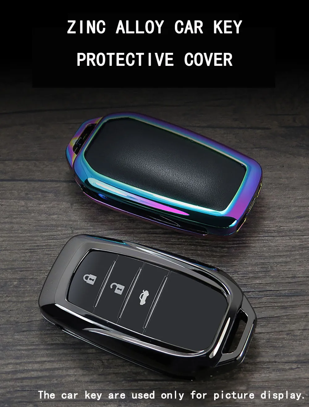 Zinc Alloy Key Cover Case For Toyota Chr C-hr Land Cruiser 200 Avensis Auris Corolla Car Key Protection keychain