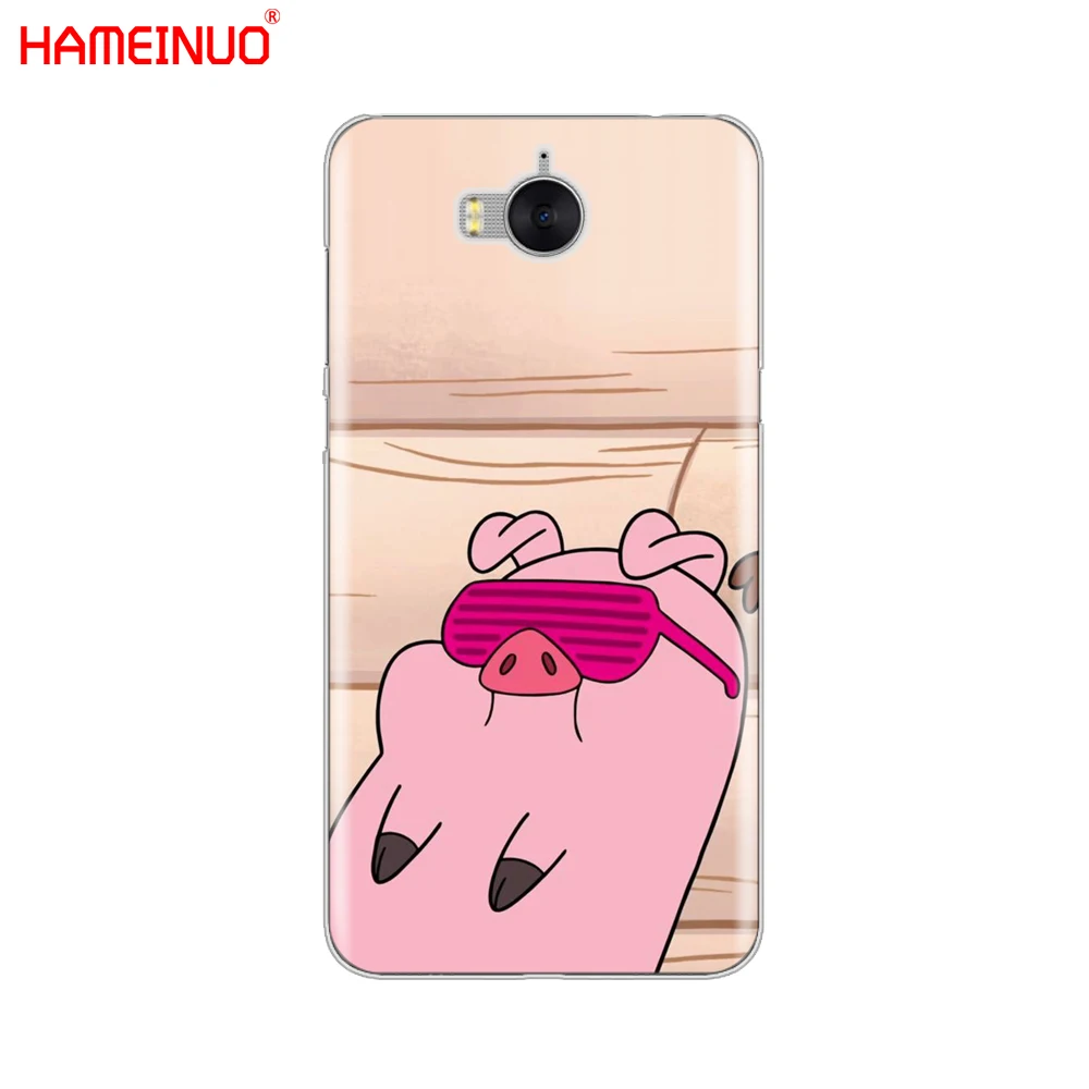 HAMEINUO Забавный Милый милый чехол для сотового телефона в виде свиньи huawei honor 3C 4X 4C 5C