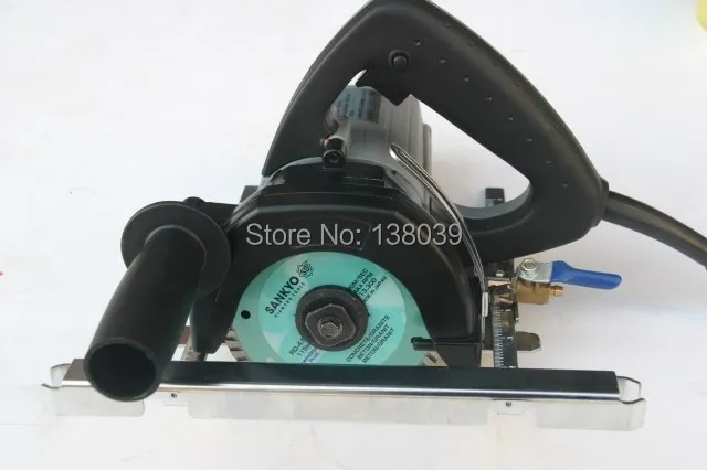 125mm wet stone cutting machine stone cutter cutting granite marble tile covex and straightcutting