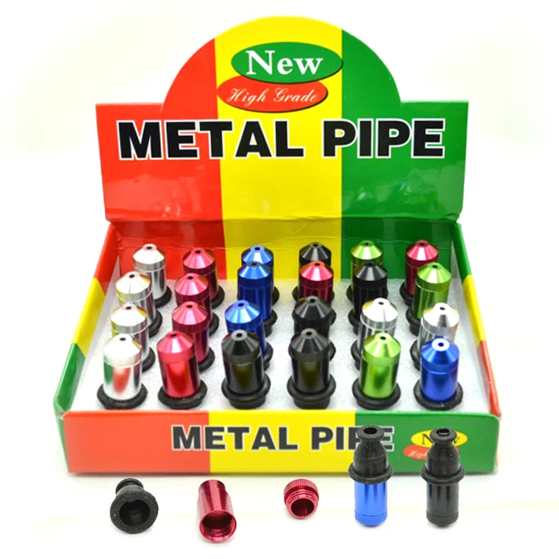 10 шт./лот металлическая курительная трубка маленькая мини соска табачная с