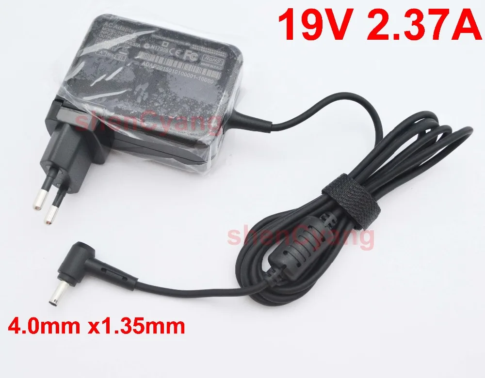 1 шт. зарядное устройство для ноутбука Asus UX305F UX21A UX31A UX32A UX32V 19 в 2.37A 45 Вт 4 0 мм * 35
