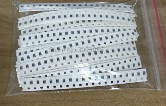 100 шт набор образцов 5% 0603 SMD образец резистора взять и отметить сопротивление