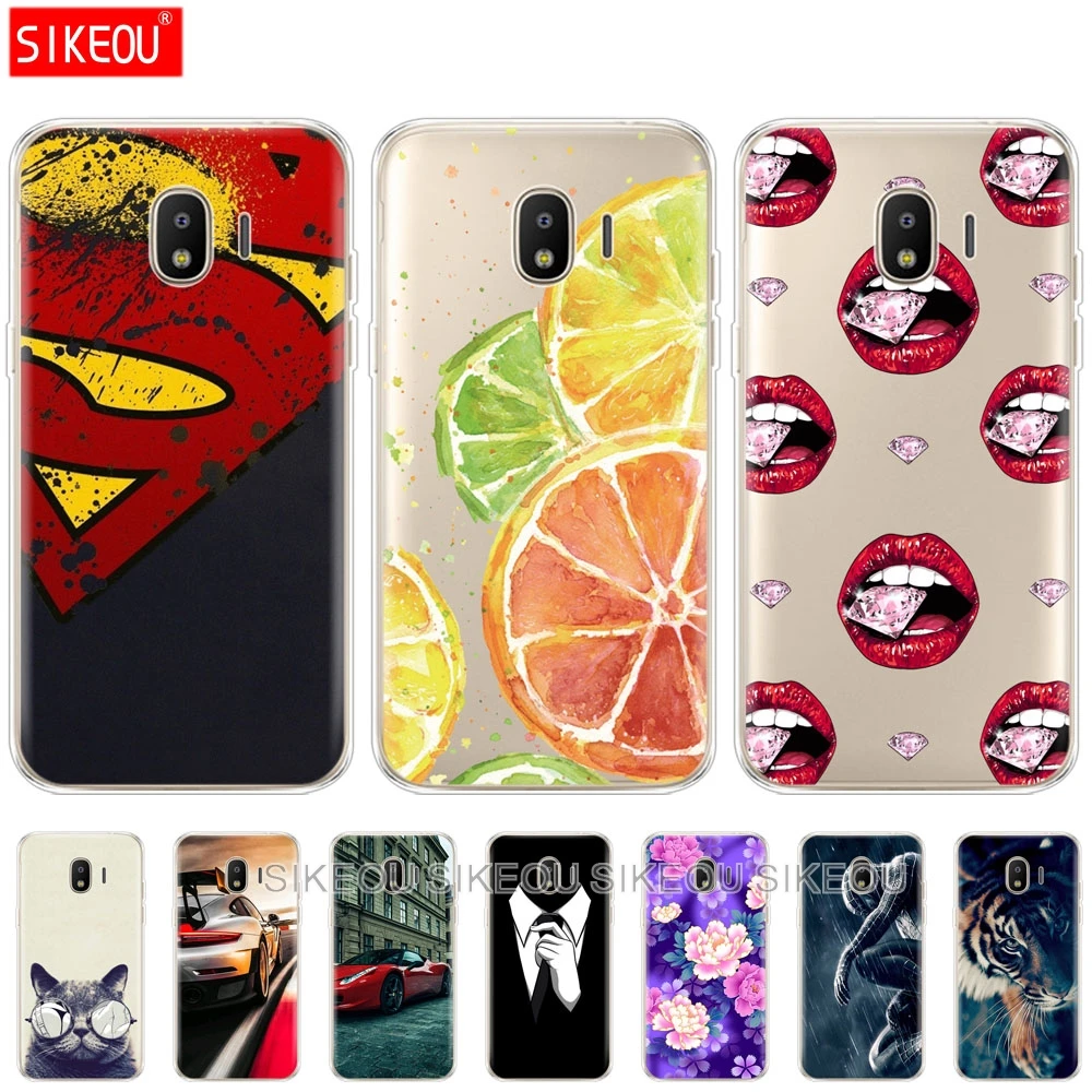 Case FOR Samsung Galaxy J4 2018 Soft Silicon Back Cover EU J400F J400 Phone |