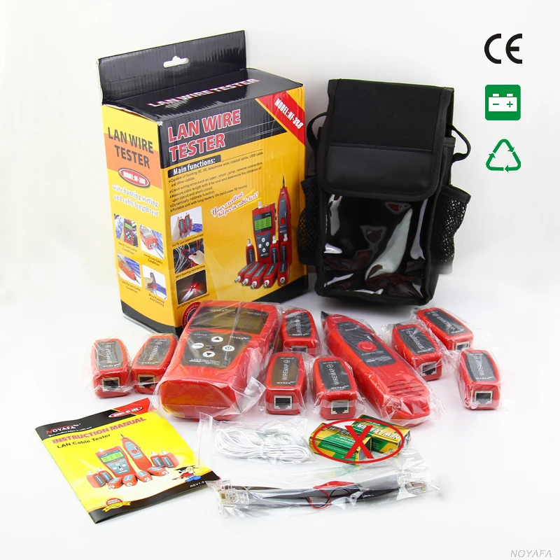 NOYAFA NF 388 RJ45 Ethernet сетевой кабель тестер коаксиальный BNC USB металлическая линия Finder