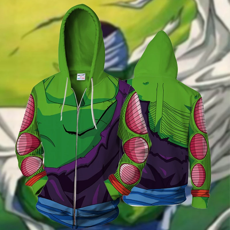 BIANYILONG Новинка осени зимы 2019 толстовки с 3D принтом Dragon Ball Z Piccolo косплей толстовка