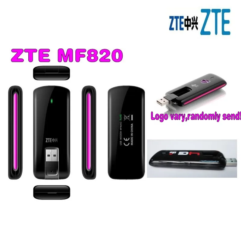 ZTE MF820 1800/2100/2600Mhz FDD wireless usb Lte 4g dongle