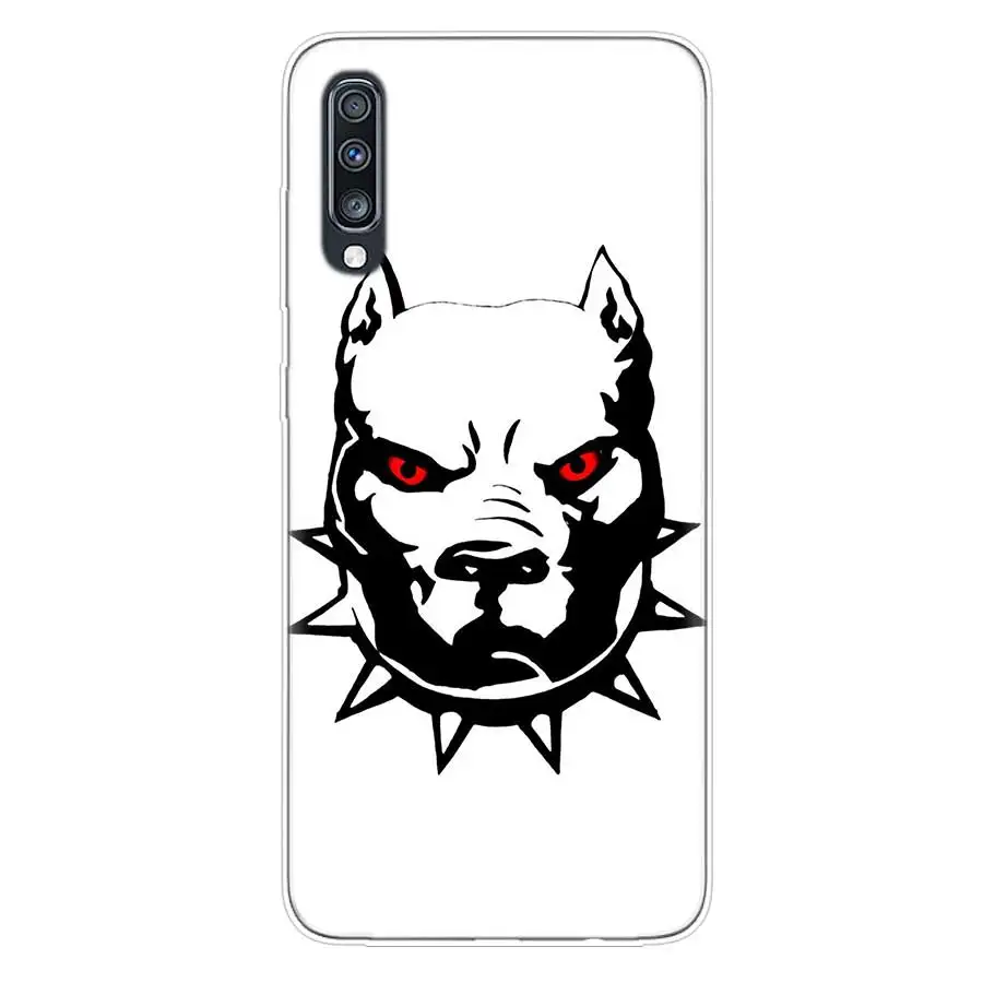 Мягкий резиновый Чехол Pit Bull Lovely Dog Pitbull для Samsung Galaxy S9 S8 A6 A8 J4 J6 Plus + J8 A7 A9 2018 S7 S6 Edge Note 9