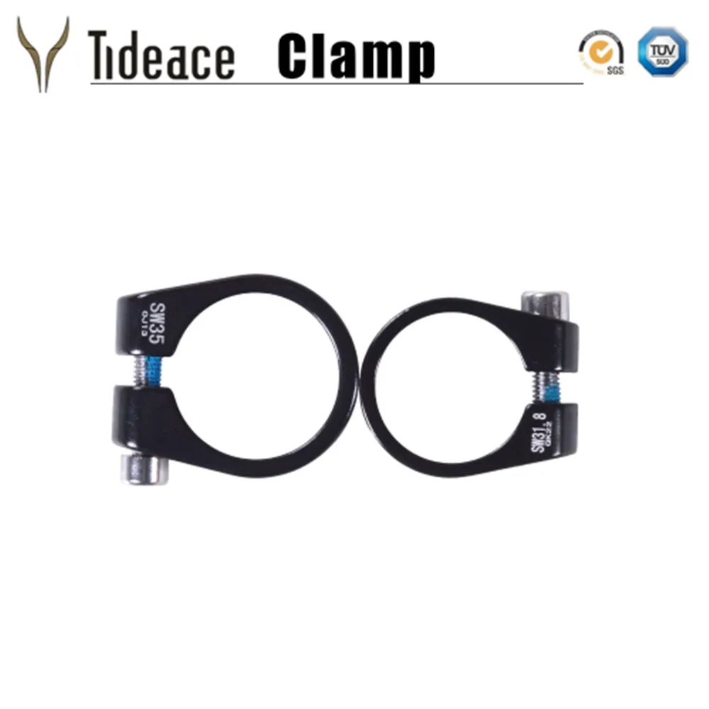 Tideace алюминиевый подседельный зажим Abrazadera MTB велосипед 31,8 или 34,9 мм Ciclismo Bicicleta зажим стойки сиденья велосипеда 27,2 мм или 31,6 мм