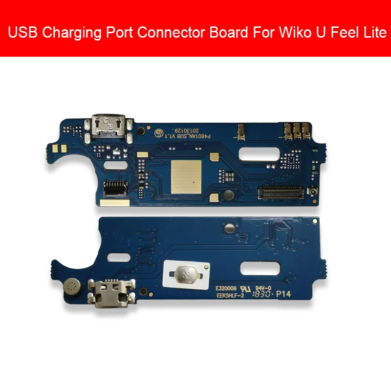 

Hot Sale USB Charging Microphone PCB Connector Port Jack Board For Wiko U Feel UFeel Lite UFeelLite Usb Charge Dock Connector