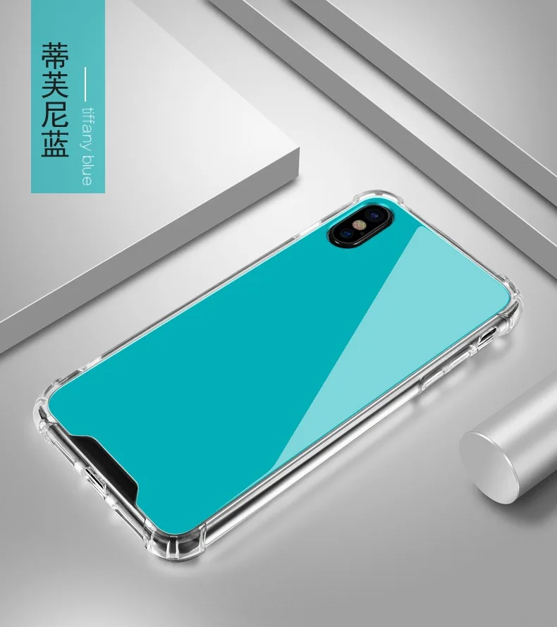 OTO-ALTER Mirror airbag anti-fall simple business models case for iphone X/7/8/7plus/8plus/6/6s/6plus/6splus |