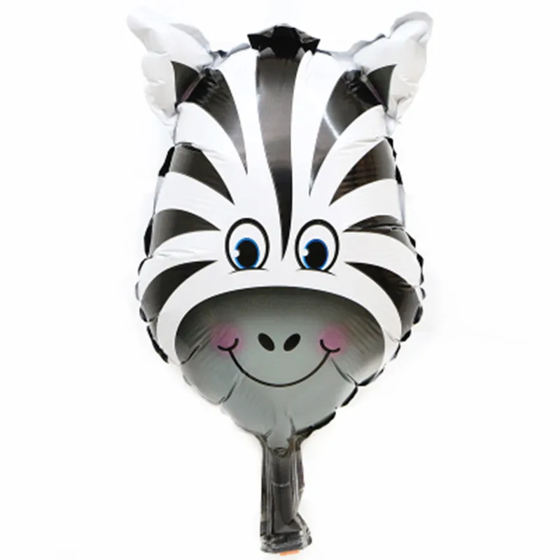 10 шт./лот мини воздушные шары с головой животного свадебные украшения