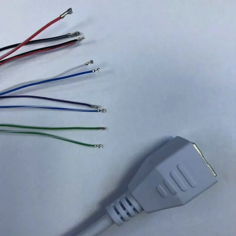 (2 шт.) Сетевая POE IP-камера видеонаблюдения PCB модуль силовой кабель 60 см RJ45 разъем