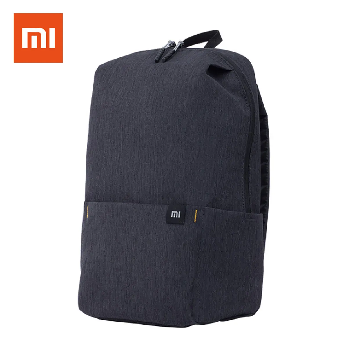 Черный XIAOMI мини-рюкзак 10л школьные рюкзаки для девочек мужчин мальчиков девочек водонепроницаемый легкий портативный Повседневный дорожный рюкзак - Цвет: Черный