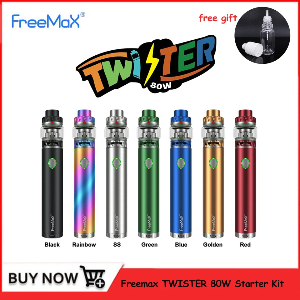 Оригинальный набор FreeMax TWISTER 80 Вт металлический стартовый с резервуаром Fireluke 2 5 мл