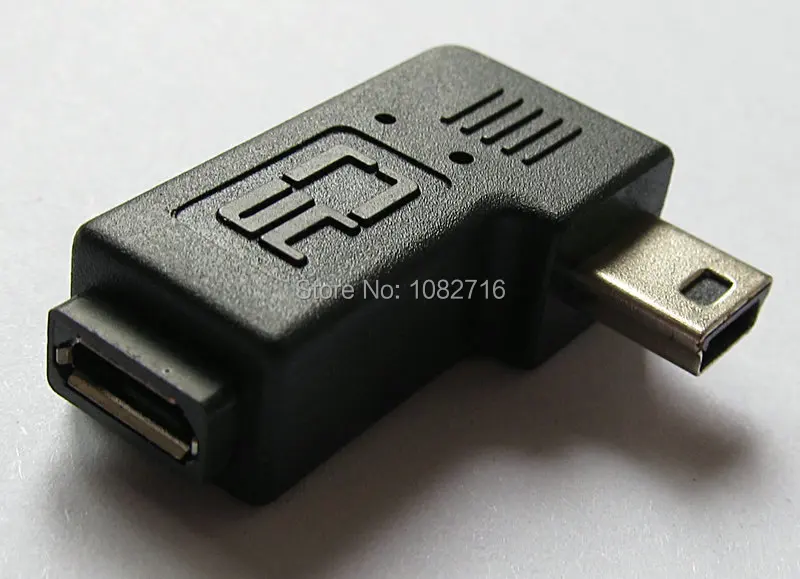 Номер отслеживания. 2 шт. переходник с разъема mini usb b 5pin папа 90 под прямым углом к