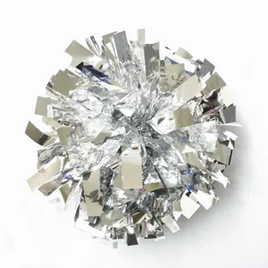 Спортивные помпоны (10 шт.лот) помпоны для чарлидинга высококачественные товары для чарлидинга цвет и ручка на выбор Бесплатная доставка