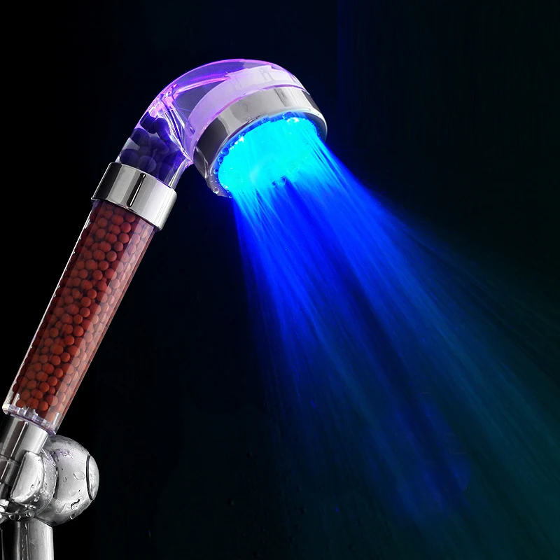 Контроль температуры 7 цветов светодиодный светильник насадка для душа дома