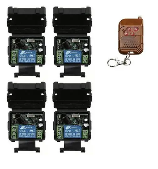 Пульт дистанционного управления DC 12V 1CH пульт двери гаража RF беспроводной