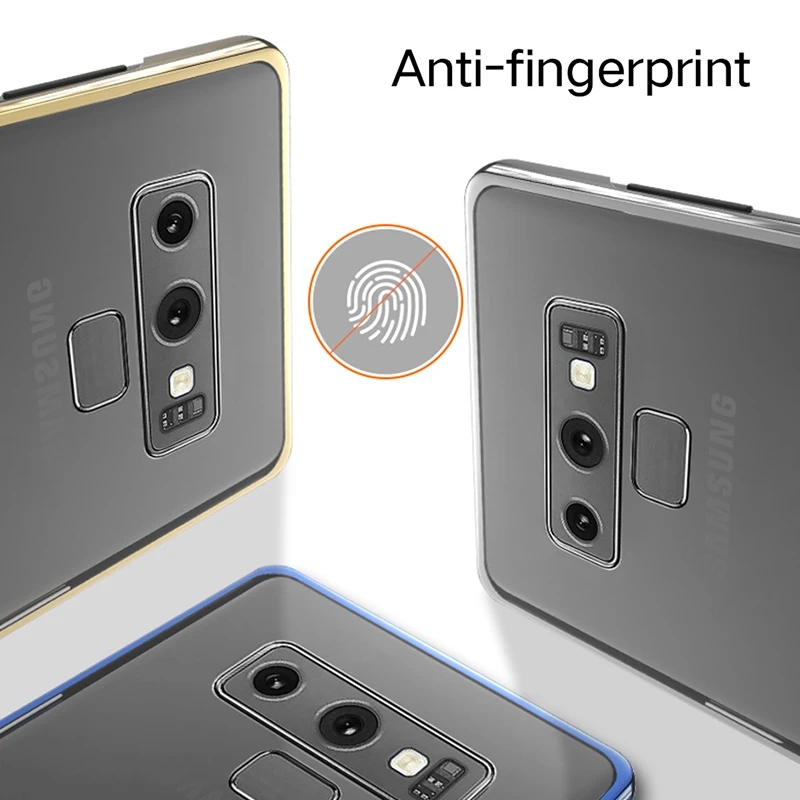 Чехол для Samsung Note9 прозрачный защитный чехол оригинальные чехлы и Galaxy 360 Милые