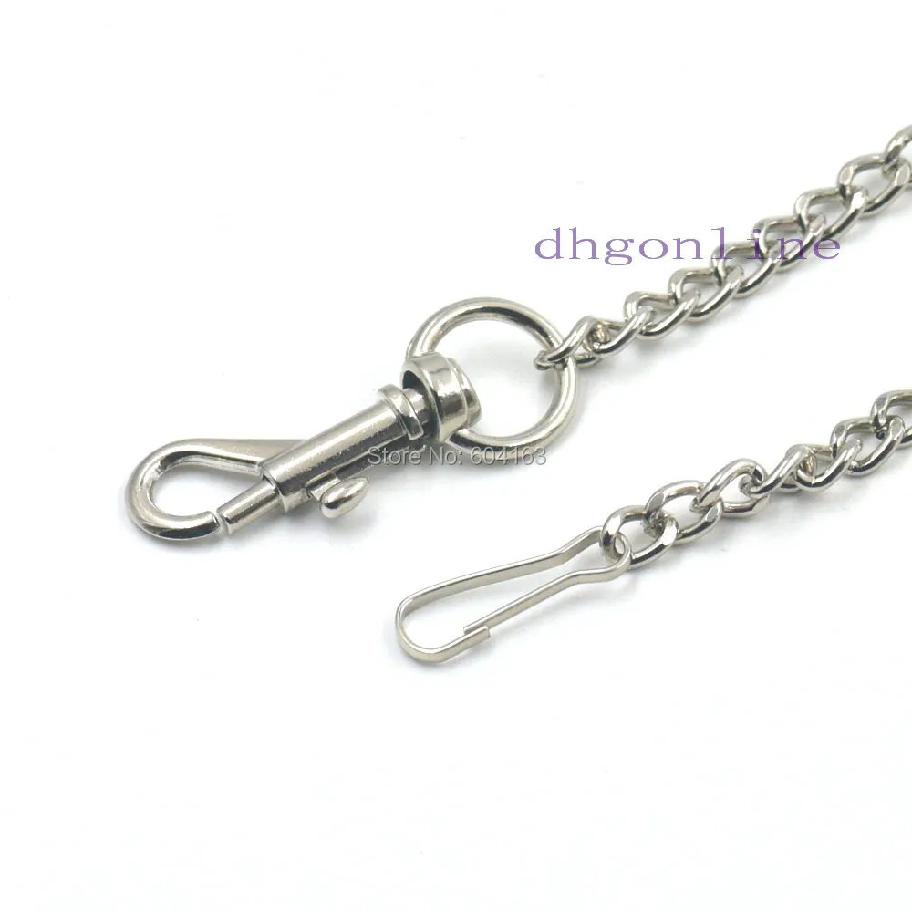 3 шт стальная цепь 18 &quotповоротный крюк для денег зажим Наличные Бумажник байкеры