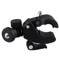 quick release pipe clamp with 14 20 threaded head for cameras and nootle ipad mounts works for tripods music stands microphon