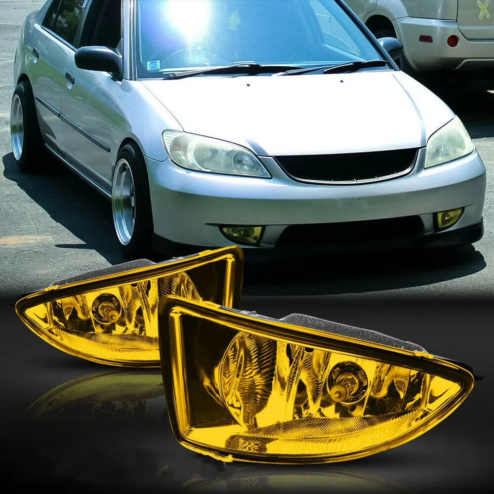 JanDeNing автомобилей Противотуманные фары для Honda Civic 2/4DR 2004 ~ 2005 галогенная лампа H11 12V